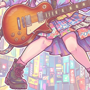スカートひらひら。