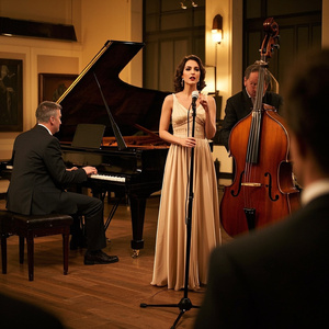 夜のしじまに