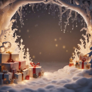 Santa Claus goes to town