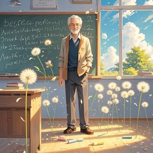 粉笔灰与蒲公英_郑志钢