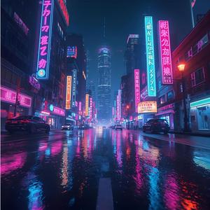 濡れた靴音と遠いサイレン