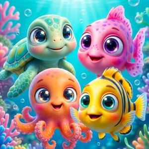 Glú Glú | El Tiburón, el Delfín y los Amigos del Mar