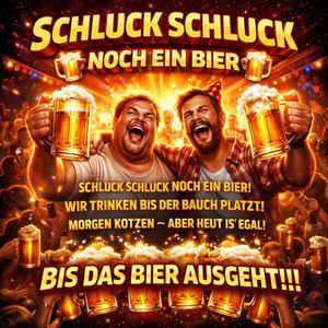 Schluck Schluck noch ein Bier