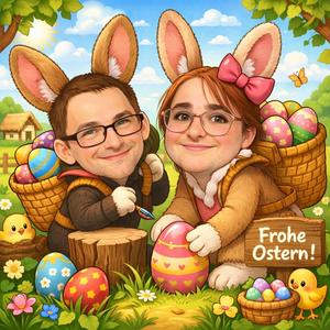 Osterzeit ist feier Zeit