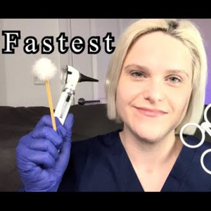 Checkup with gloves, Velcro and tools, Otoscope