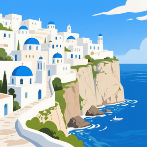 Santorini Aegean Breeze
