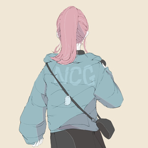 後ろ姿の素敵な君は