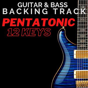 12 Keys Pentatonic Jam Rock Guitar Backing Track 121 Bpm (Guitar Version)