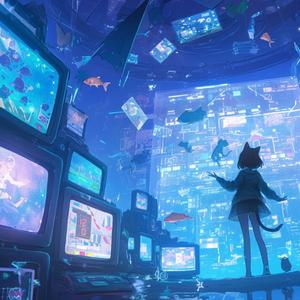 ライトのちらつきとともに心が揺れる