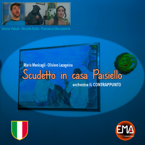 Scudetto in casa Paisiello, Scene 19:"Vittoria!" (Gaetano, Caterina, Munaciello)