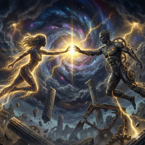 Жидкое золото...в пустоте...