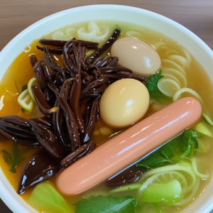 一碗热板面
