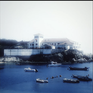 雨淋湿了天空，灰的很讲究