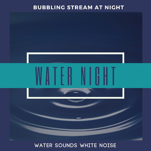 Bubbling Stream At Night