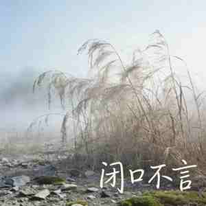 闭口不言