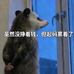 没挣着钱但起码累着了