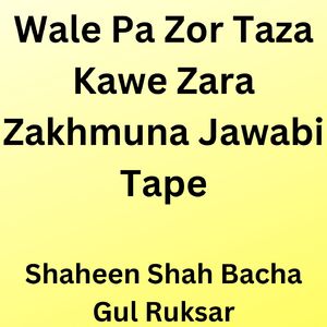Wale Pa Zor Taza Kawe Zara Zakhmuna Jawabi Tape