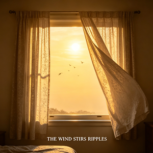 The wind stirs ripples