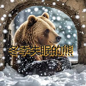 冬季失眠的熊