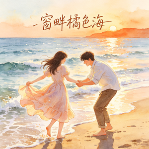 窗畔橘色海