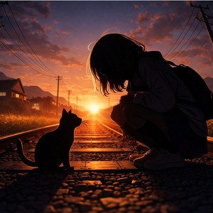 夕暮れの帰り道