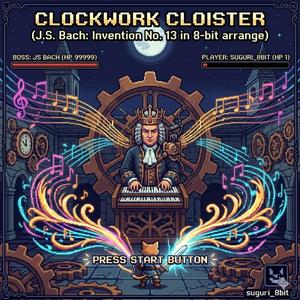 Clockwork Cloister (J.S. Bach: Invention No. 13 in 8-bit arrange)
