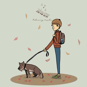 반려동물의 피로회복을 위한 피아노 (꼬리를 흔들며 웃는 너)