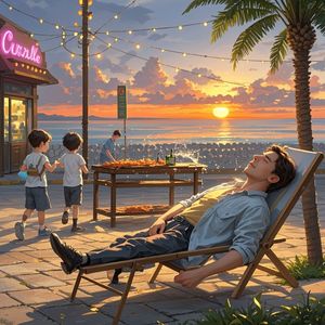 睡一会儿吧男人