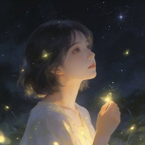 我不争夺星河 只做你的萤火＃百万奖金AI创作大赛+主题二