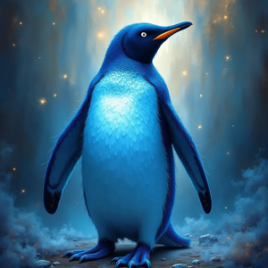 Pinguino Azul