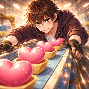 ベルトコンベアより速く、気持ちはお前に向かってる