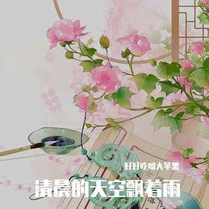 清晨的天空飘着雨