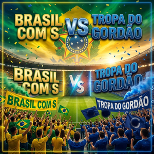 BRASIL COM S VS TROPA DO GORDÃO