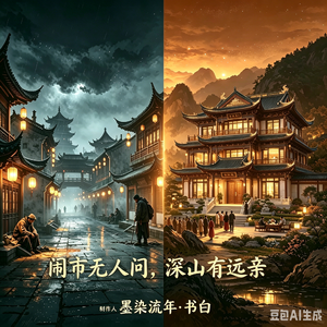 闹市无人问，深山有远亲