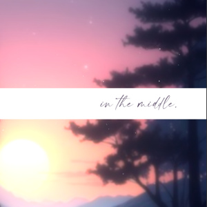 in the middle