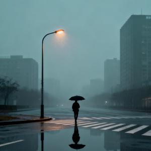 隔街雨