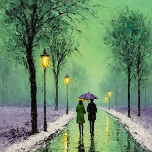 三里屯雪后的宁静朝圣