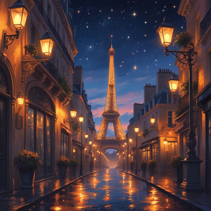 Sous la Tour Eiffel