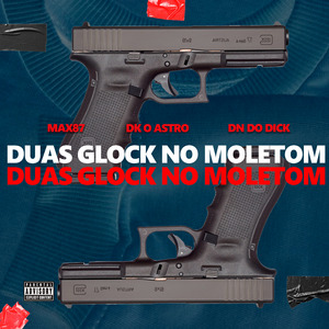 DUAS GLOCK NO MOLETOM