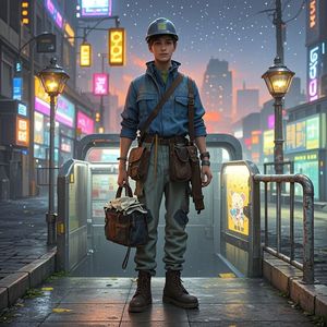 霓虹尘埃-电音酷羽