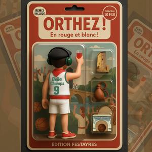 Orthez en rouge et blanc