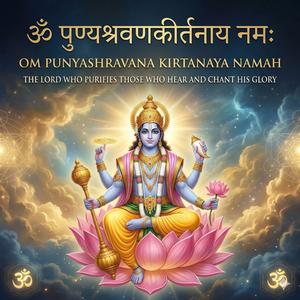 Om Punyashravana Kirtanaya Namah (ॐ पुण्यश्रवणकीर्तनाय नमः)