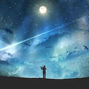 You are as romantic as the star（你与星光同样浪漫）