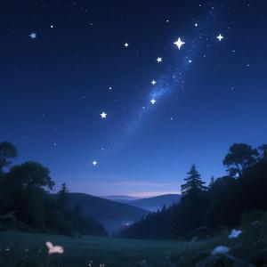 夜曲星语（竹林风声+白噪音+轻音乐+放松大脑）