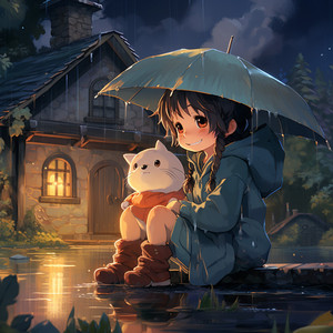 Sueño Del Bebé En El Abrazo Del Trueno