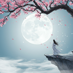 月隐花落
