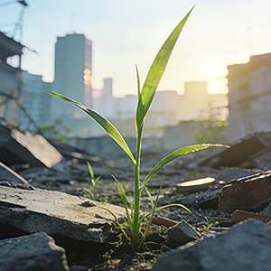 小草吹绿了春天