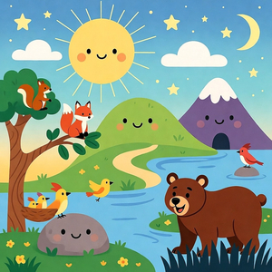 धीमी नींदी घूम - बच्चों के लिए मस्ती भरे गाने