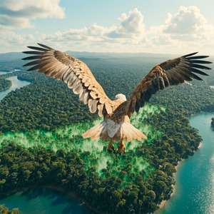 Lá do alto tudo é paz