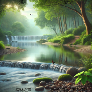 水的低语，宁静的梦